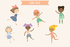 Girls Playing Games, Paper Doll, Multi skin tone Product Image 2