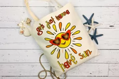 Funny Summer Sublimation | Girls Just Wanna Have Sun Shirt Product Image 2