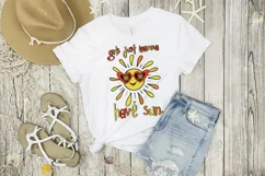 Funny Summer Sublimation | Girls Just Wanna Have Sun Shirt Product Image 4