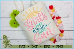 Girls Just Wanna Have Sun SVG File Product Image 3