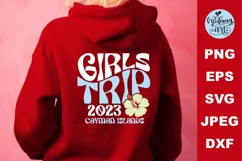 Girls trip 2023 Cayman Islands svg, summer cut file Product Image 1