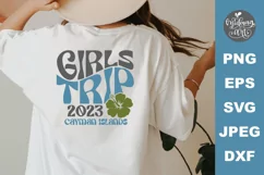 Girls trip 2023 Cayman Islands svg, summer cut file Product Image 3