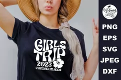 Girls trip 2023 Cayman Islands svg, summer cut file Product Image 4