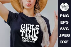Girls trip 2023 Colorado svg, summer cut file Product Image 2