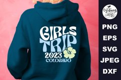 Girls trip 2023 Colorado svg, summer cut file Product Image 1