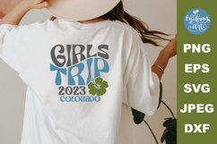 Girls trip 2023 Colorado svg, summer cut file Product Image 3