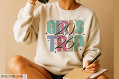 Girls Trip 2026 SVG, Matching Vacation Shirt Design Product Image 1