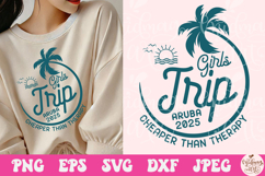Girls trip Aruba 2025 svg Product Image 2