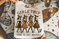 Girls Trip Halloween PNG, Spooky PNG, Witch PNG, Pumpkin PNG Product Image 4