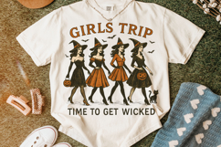 Girls Trip Halloween PNG, Spooky PNG, Witch PNG, Pumpkin PNG Product Image 5
