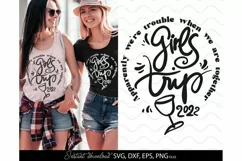Download this Girls Trip SVG today. These Girls Weekend SVG are compatible with Cricut, Glowforge and Silhouette Cutting Machines.