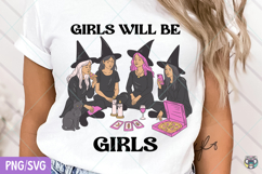 Girls Will Be Girls Witch Png, Witchy Vibes Png, Halloween Product Image 4