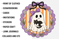 Girly Ghost Cat PNG Product Image 3