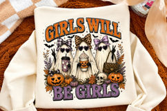 Girly Ghost Halloween Png, Spooky girls will be girls ghost Product Image 3