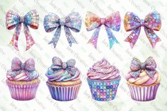 Girly Glitter Coquette Valentine Clipart Bundle Product Image 3