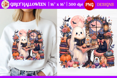 Girly Preppy Brushstroke Halloween Shirt Bundle Product Image 7
