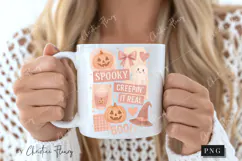 Girly Halloween Collage PNG | Halloween PNG Product Image 3