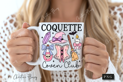 Coquette Coven Club Halloween PNG | Coquette Girly PNG Product Image 3