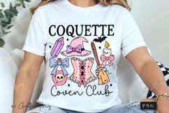 Coquette Coven Club Halloween PNG | Coquette Girly PNG Product Image 4