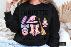 Coquette Coven Club Halloween PNG | Coquette Girly PNG Product Image 6