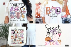 Girly Halloween PNG Bundle - 17 Coquette Halloween Designs Product Image 3