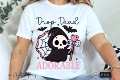 Drop Dead Adorable Halloween PNG | Coquette Girly PNG Product Image 3