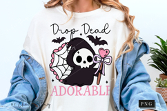 Drop Dead Adorable Halloween PNG | Coquette Girly PNG Product Image 4