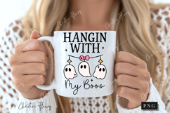 Hanging With My Boos Halloween PNG | Coquette Girly PNG Product Image 2