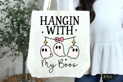Hanging With My Boos Halloween PNG | Coquette Girly PNG Product Image 6