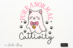 Purranormal Cattivity Halloween PNG | Coquette Girly PNG Product Image 1