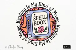 Bookish Halloween PNG | Coquette Girly PNG Product Image 1