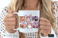 Coquette Stamp Halloween PNG | Coquette Girly PNG Product Image 2