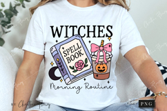 Witches Morning Routine Halloween PNG | Coquette Girly PNG Product Image 3
