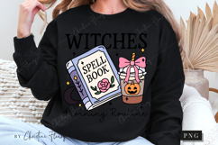 Witches Morning Routine Halloween PNG | Coquette Girly PNG Product Image 5