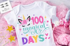 100 magical days of school svg, 100 days of school svg Product Image 1