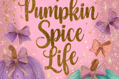 Pumpkin Spice Life Garden Flag Sublimation Design Product Image 3