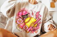 Softball Girly PNG, Game Day PNG, Softball Mama PNG, Sports Product Image 4