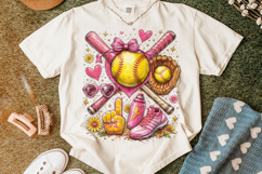 Softball Girly PNG Sublimation, Softball Mama PNG, Sports Product Image 4