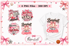 Coquette Sports Quotes | Ball Games Designs Product Image 1