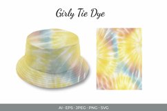 Girly Tie Dye Watercolor Background Product Image 1