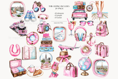 GlamArtZhanna, Travel clipart, Girly Travel Clipart, Pink Travel Clipart, Pink Summer PNG, Summer clip art, Vacation clipart, travel girl clip art, vacation girl image, Traveller Clipart, Travel PNG, Summer Graphics, Chic Travel Clipart, suitcase clip art
