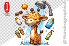 Girraffe Clipart - PNG File Product Image 1