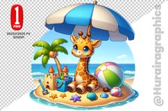 Girraffe Clipart - PNG File Product Image 1