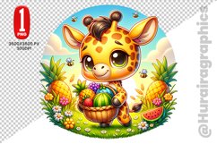 Girraffe Clipart - PNG File Product Image 1
