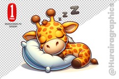 Girraffe Clipart - PNG File Product Image 1