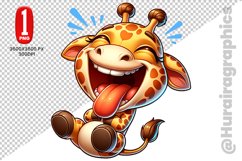 Girraffe Clipart - PNG File Product Image 1