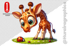 Girraffe Clipart - PNG File Product Image 1