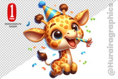 Girraffe Clipart - PNG File Product Image 1
