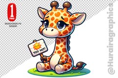 Girraffe Clipart - PNG File Product Image 1