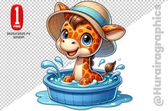 Girraffe Clipart - PNG File Product Image 1